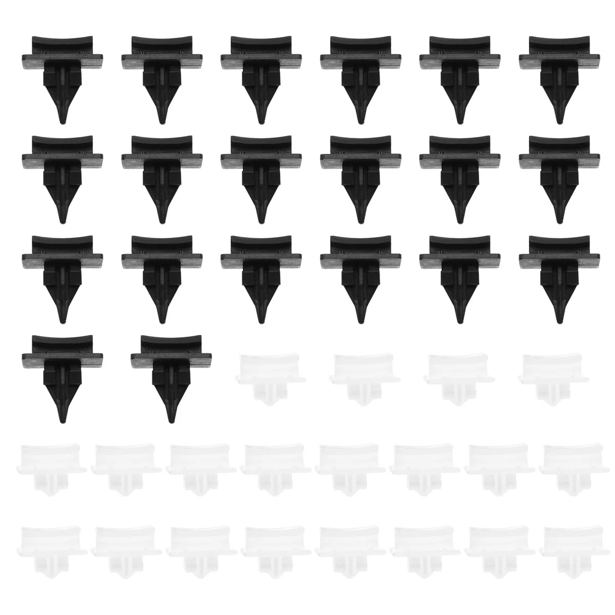 ECSiNG 40 clip di modanatura laterali per parabrezza anteriore, compatibili con modelli Ford Transit V184, OEM 4069906 4069907