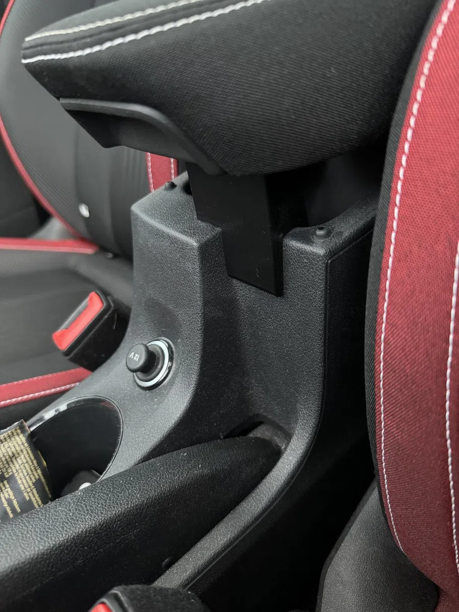 Generico Alzabraccia per Skoda Kamiq/Scala in Nero (3,5 cm)