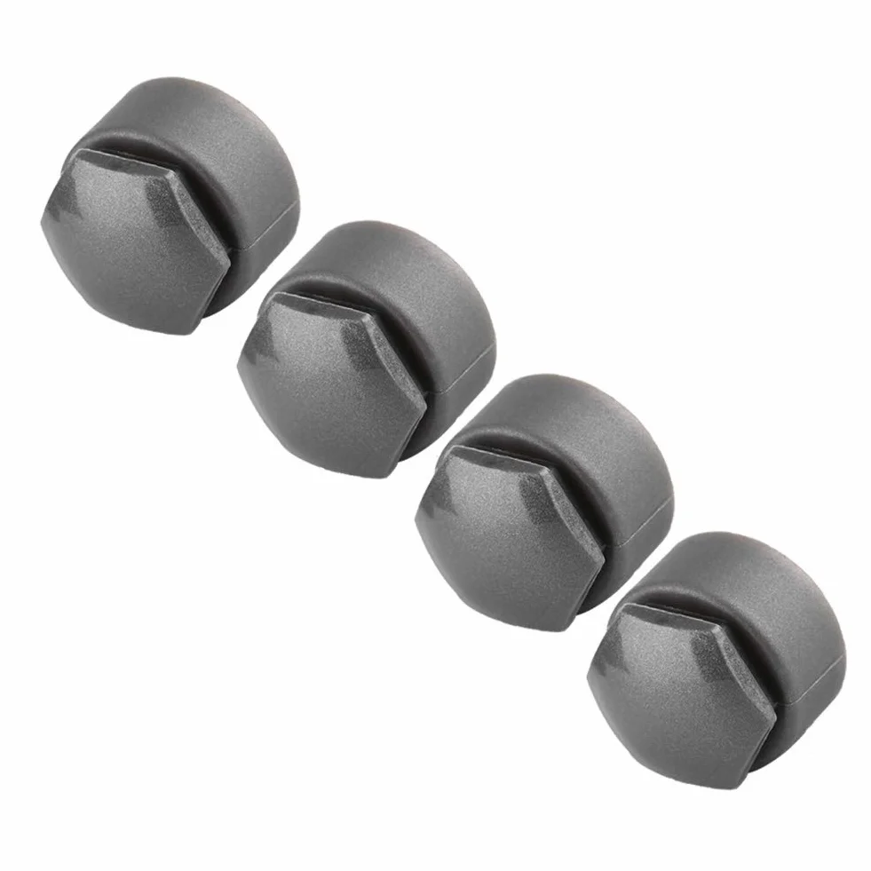 20 PZ Copri Bulloni Cerchi Auto 17mm Copridadi Ruota Universale Tappi Ruote Auto Copri Dadi Esagonali per Pneumatici Cappucci Protettivi del Coperchio della Polvere Auto Copertura Dado Ruota,Grigio