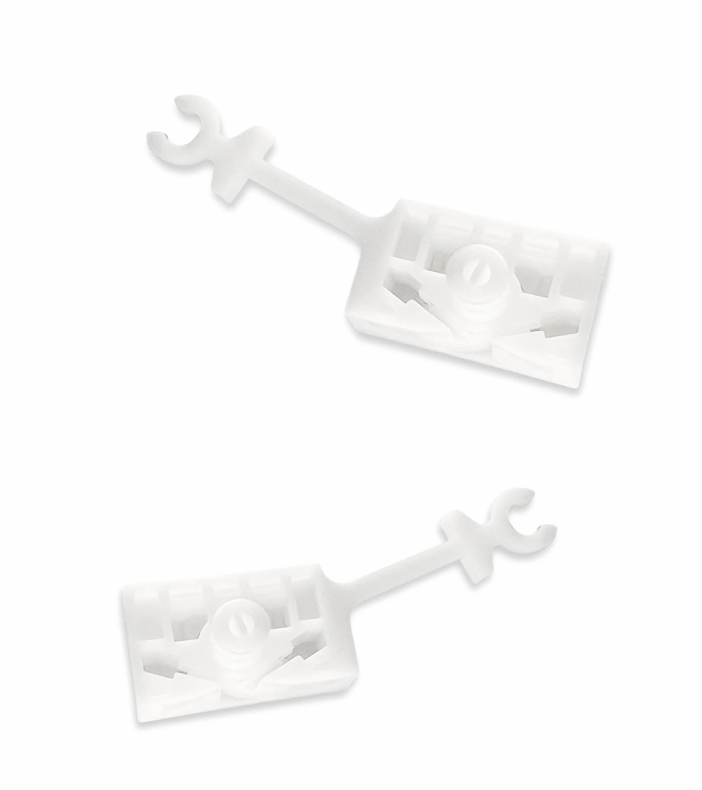 1neiSmartech Set 2 Clip Riparazione Regolatore Alzacristalli Finestra Porta Anteriore Destra e Sinistra Compatibile Con Alfa Romeo 147 2000–2010 Ricambio Aftermarket per Finestrino
