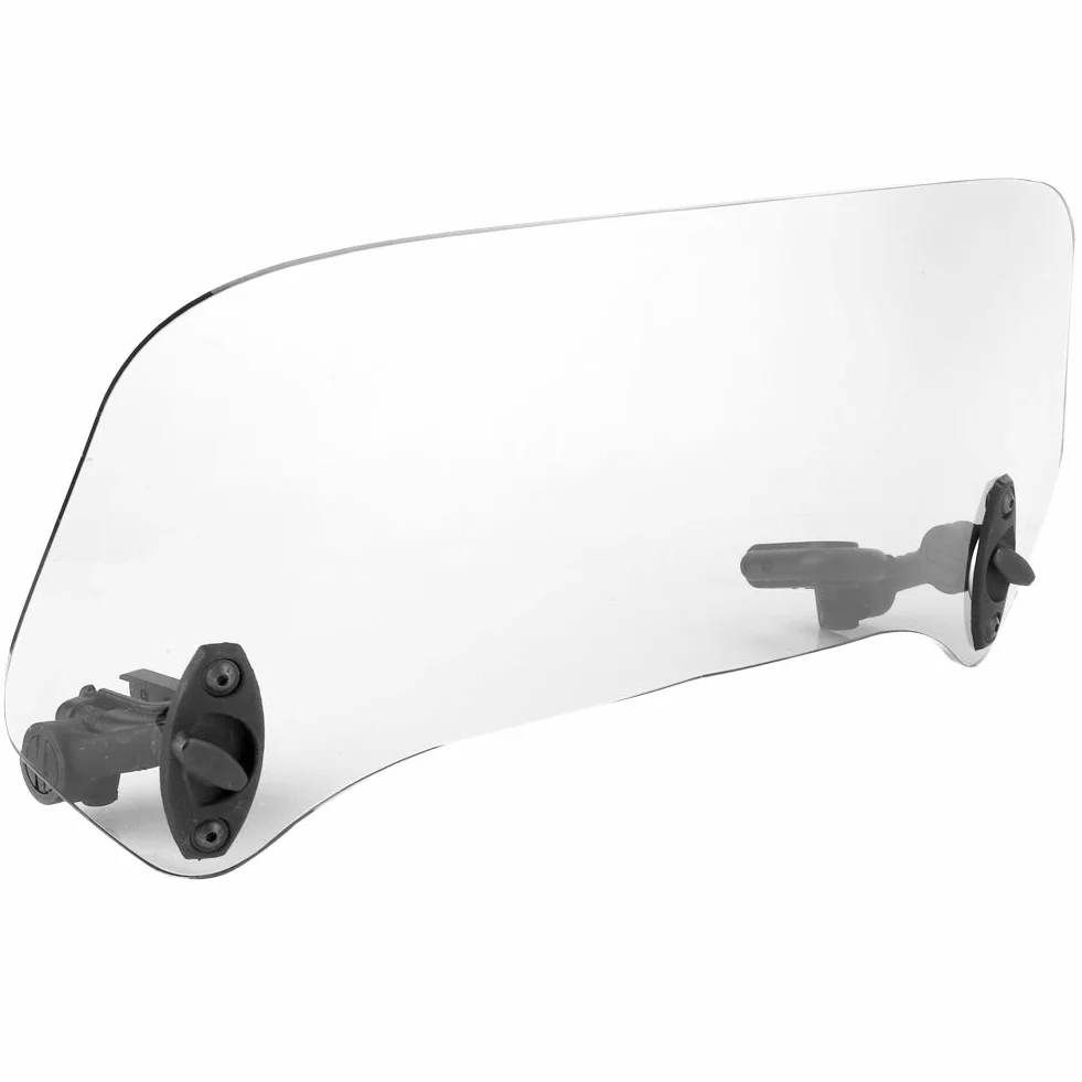 Parabrezza Moto Regolabile Spoiler Deflettore Trasparente Accessorio Universale per Moto con Regolazione Precisa e Protezione dal