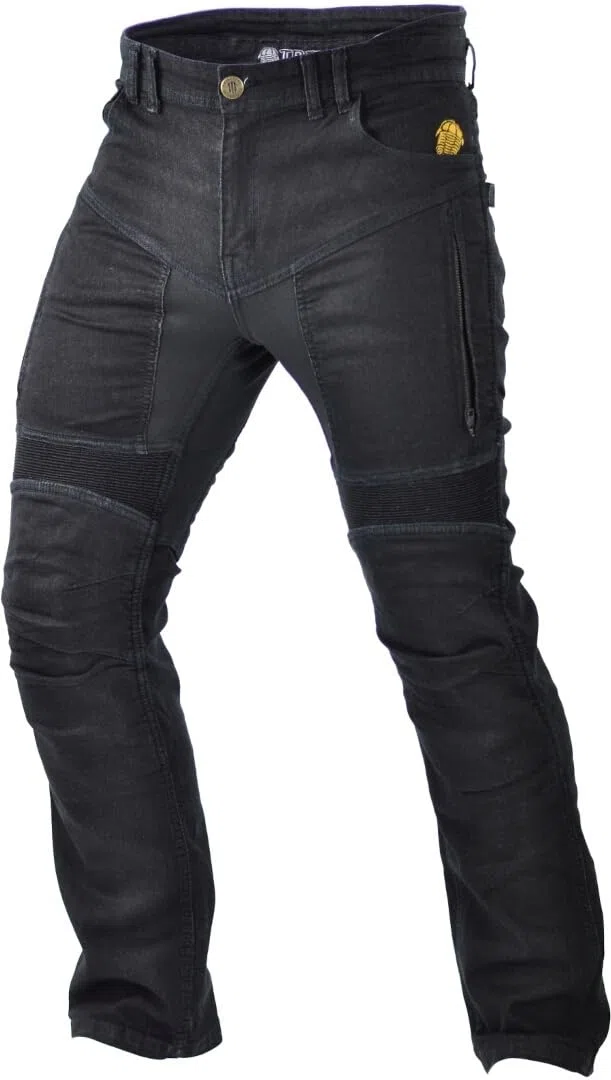 Trilobite Parado Doublelayer Jeans da moto, nero, 44/34