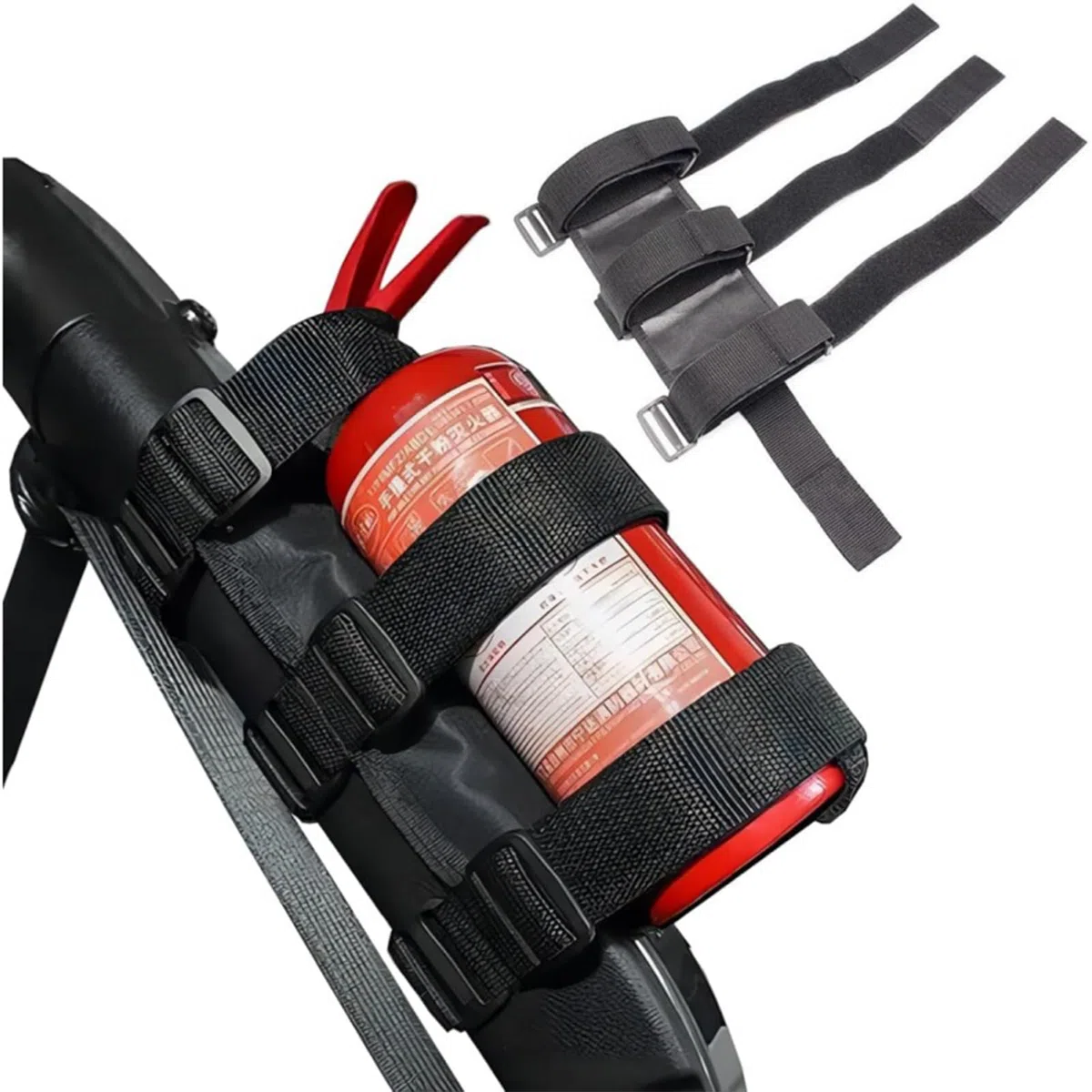 Staffa per estintore con barra antiribaltamento, supporto per bagagliaio auto, cinghia di supporto per estintore auto, cintura regolabile per auto, accessori pratici per auto, accessori di terze parti