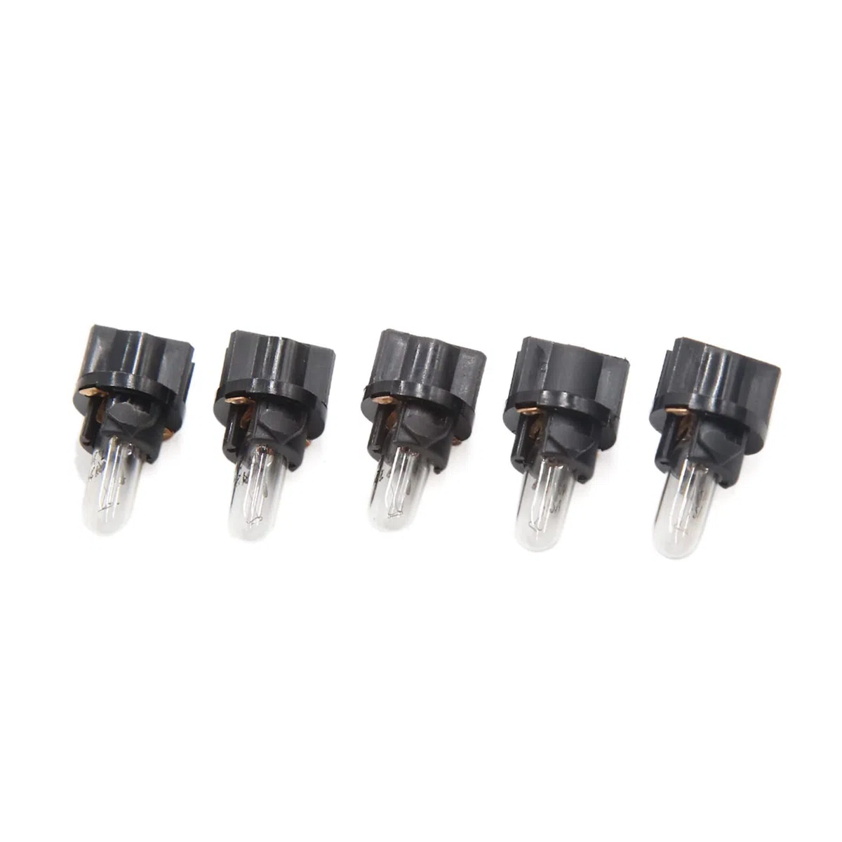 Sourcingmap 5PCS t5-v2 ambra LED indicatore cruscotto segnale lampadine per auto interno