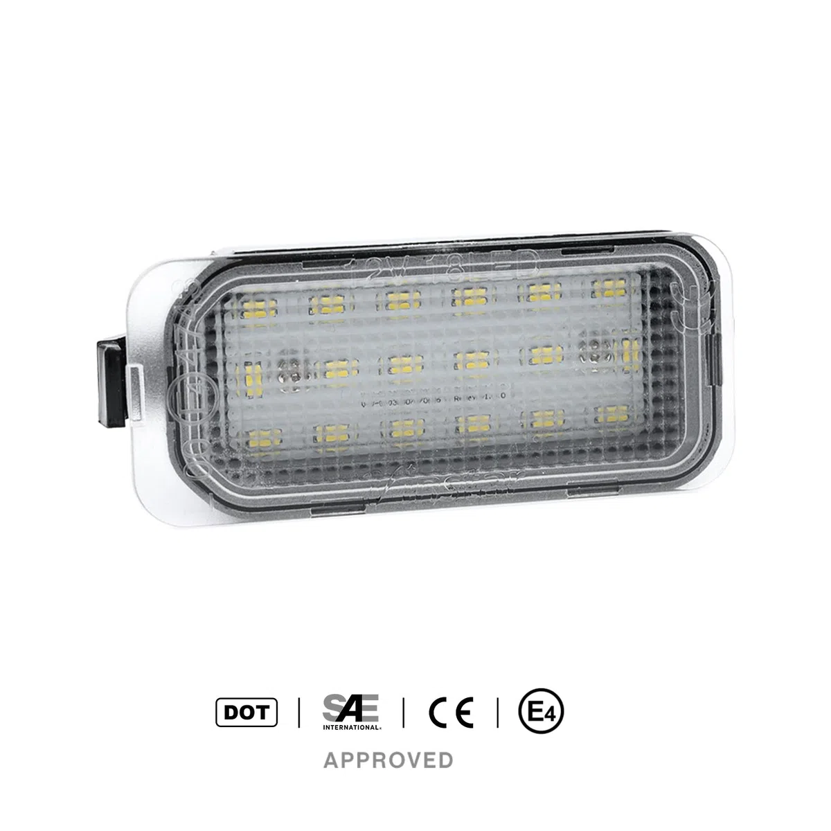 Luce LED targa per Ford Focus Fiesta Mondeo S-Max C-Max Grand C-Max Kuga Galaxy Jaguar XF XJ Bianco Canbus LED