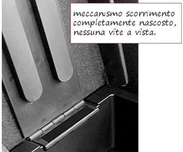 Bracciolo PREMIUM compatibile per 500, 500C, 500S RESTYLING (2015-2025) in ecopelle grigio antracite con laterali bianchi REGOLABILE IN LUNGHEZZA bracciolo specifico e compatibile Fiat 500