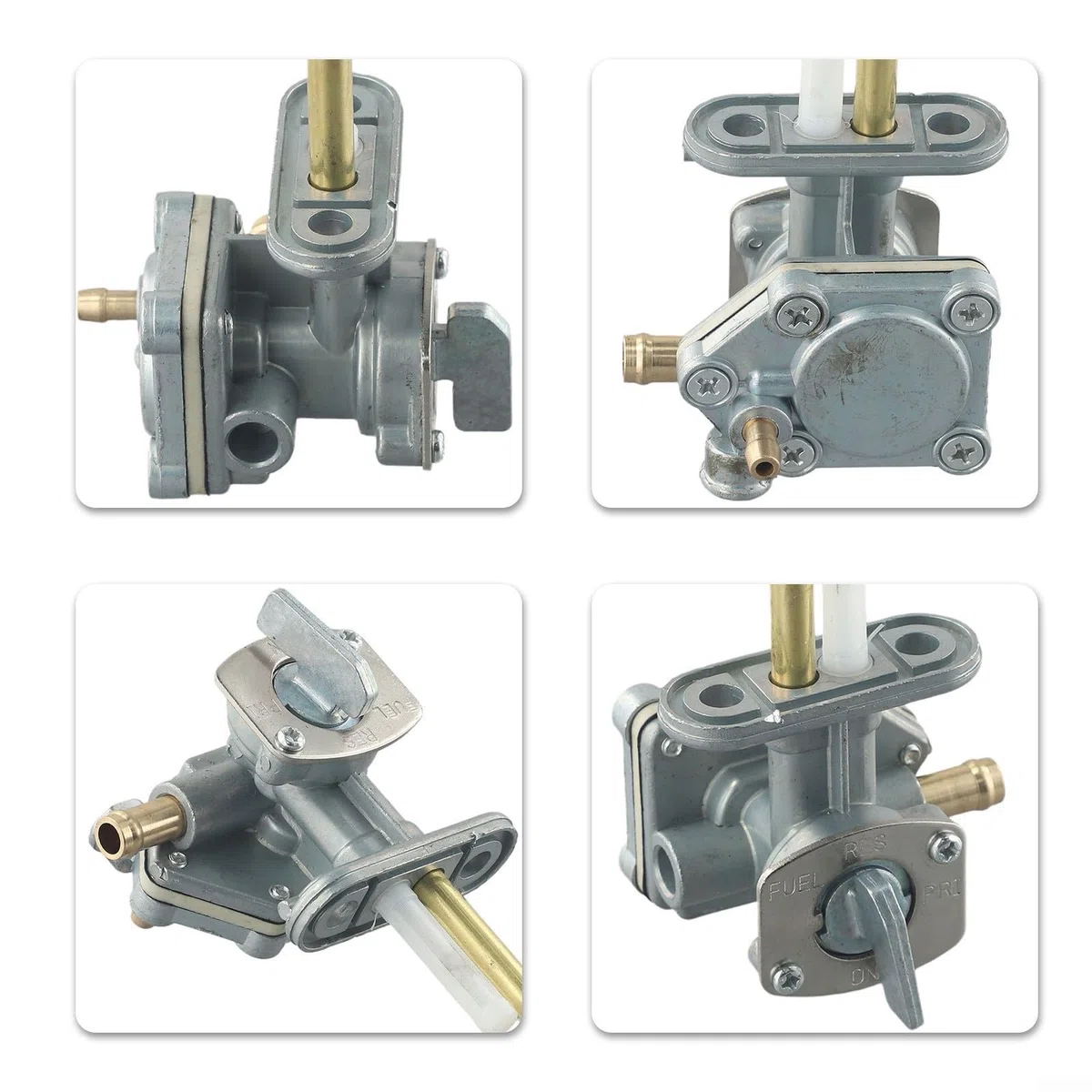 Rubinetto per carburante, valvola per serbatoio del carburante e benzina, per EN500 Vulcan 500 1996-2009 ZR750 Zephyr per Kawasaki, con funzione interruttore a tre posizioni