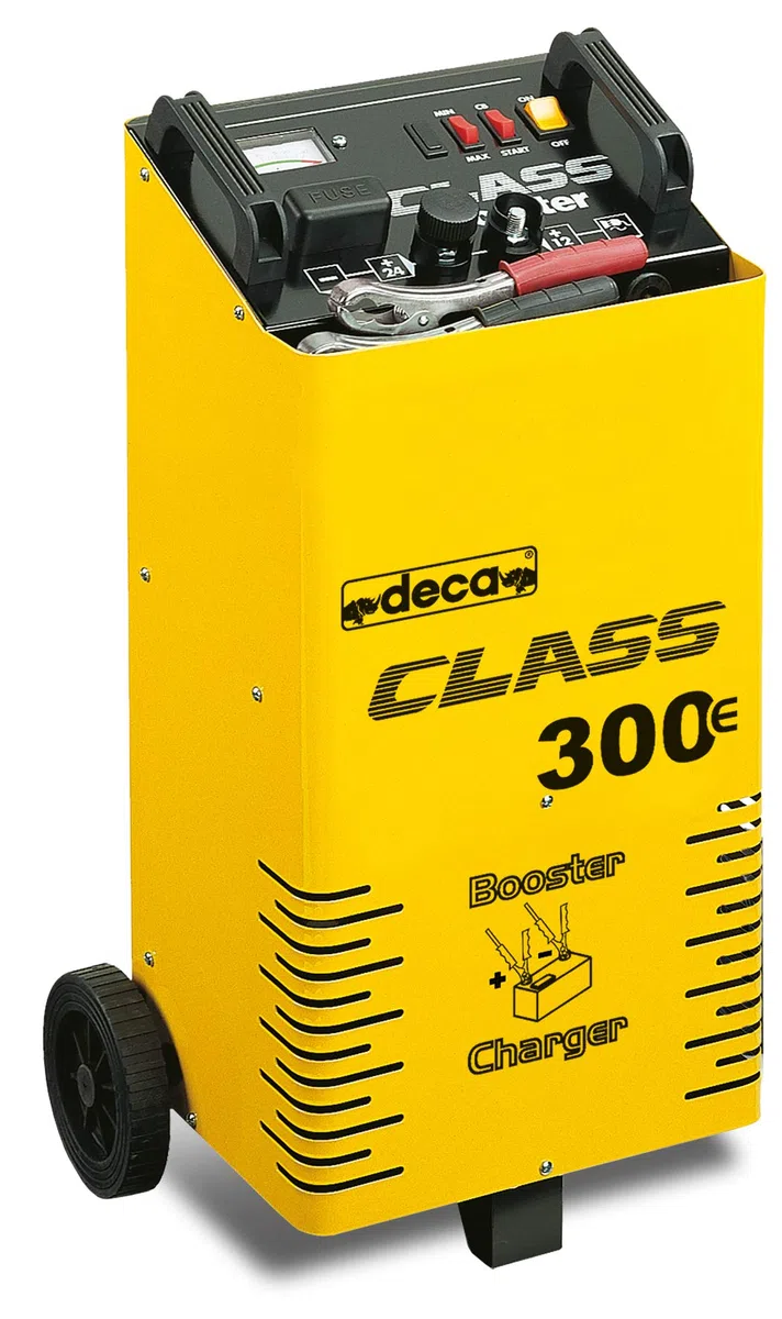 Deca 343100 Caricabatteria ed Avviatore Tradizionale Carrellato Class Booster 300E