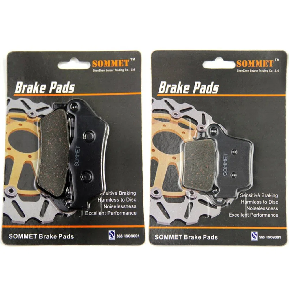 SOMMET Pastiglie freno Anteriori + Posteriore per EXC SX 125 Six Days XC 150 200 EXC-F XC-W XC-F XCF-W EXC-F 250 MXC 300 SX-F 350 Upside Down Forks 400 EXC450 Racing 500 EXC525 530 MXC 300 SXC 625