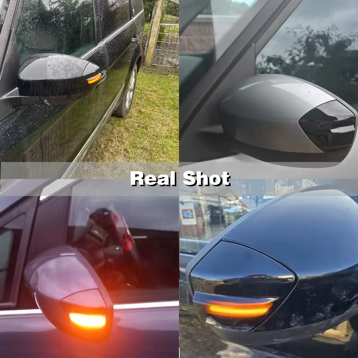2 pezzi Indicatore di direzione Freccia Specchietto laterale LED Dinamico Specchietto Laterale Indicatore Per Ford S-Max 07-14 Ku-ga C394 08-12 C-Max 11-19