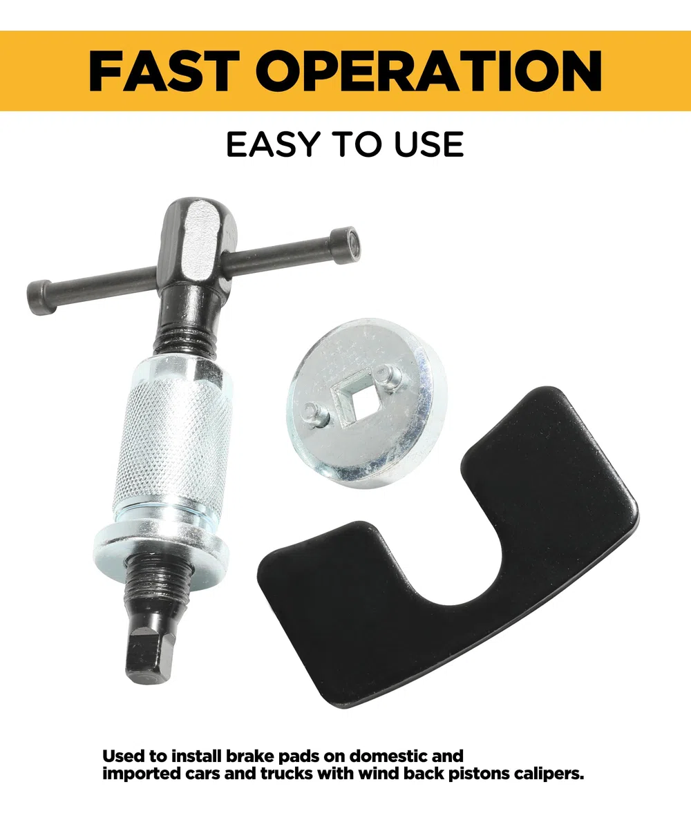 Flaconi Arretratore Pistoncini Freni,Arretratore Pistoncini Freni Posteriori,Manuale Automatico della Pinza Pistone del Separatore,per La Sostituzione delle Pastiglie e dei Dischi dei Freni