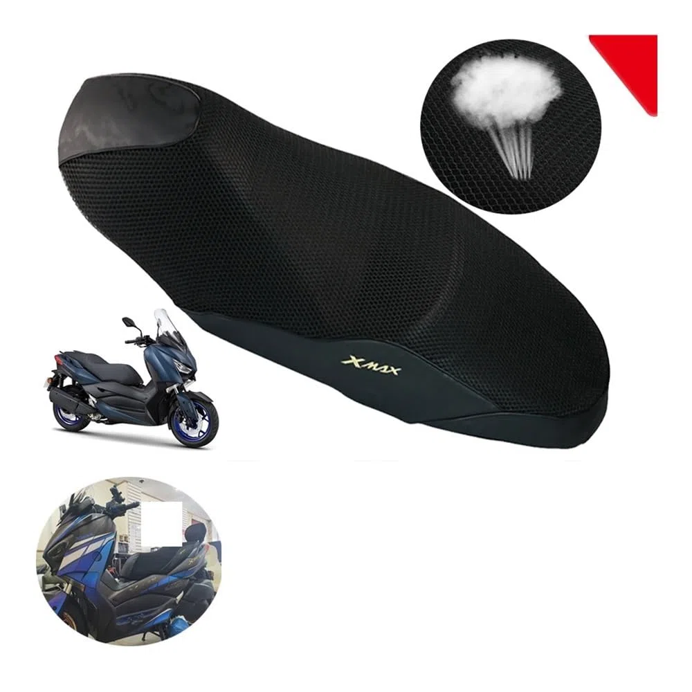 Moto Coprisella Scooter per Xmax 300 XMAX300 XMAX250 XMAX125 X-Max 250 125 400 Coprisedile per Moto Protezione Solare Protezione Termica
