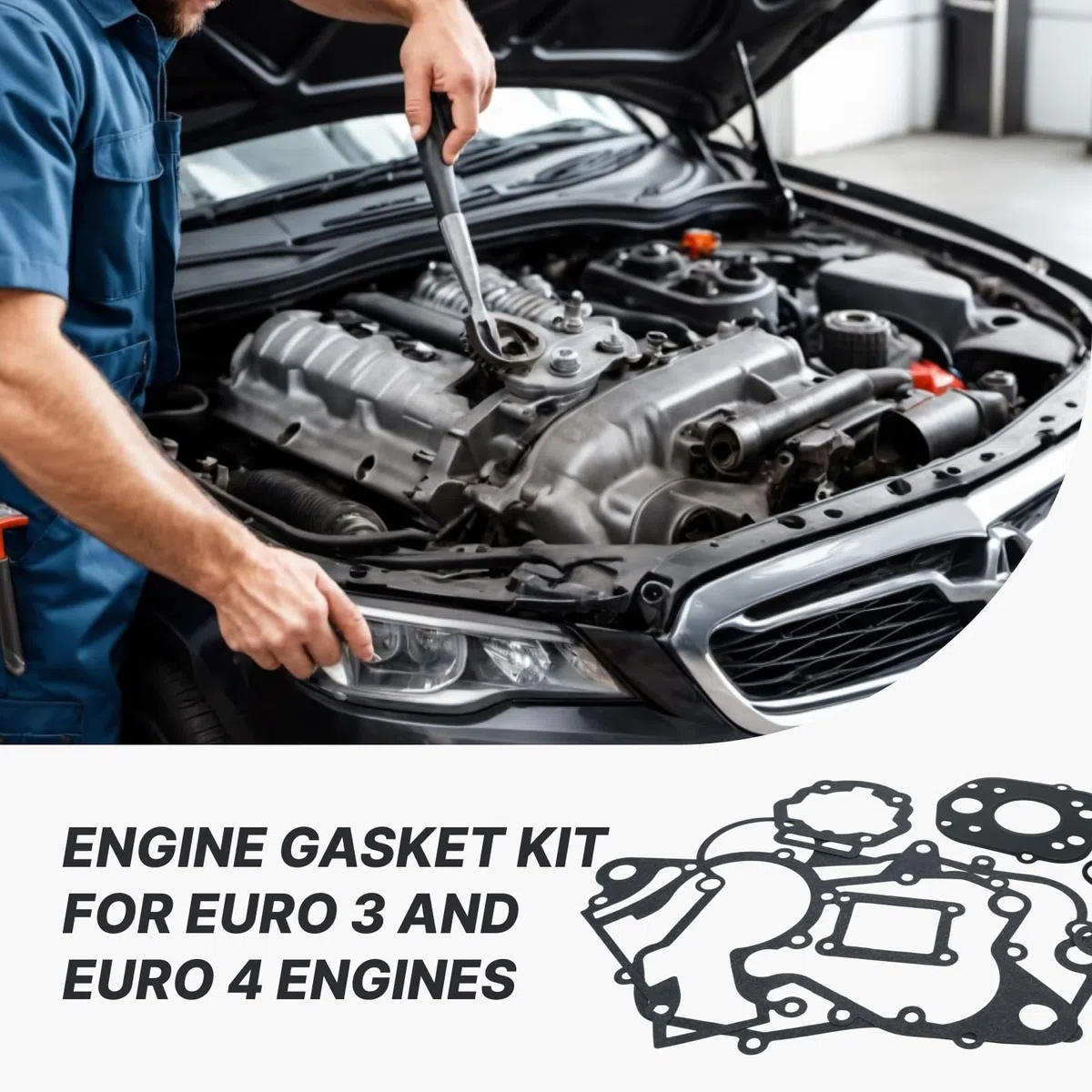 guarnizione motore per Der-bi Euro 3 e 4 Senda RCR/SMT RS4 50, guarnizione testata carter frizione pompa cilindro accensione per motore D50B0 2T