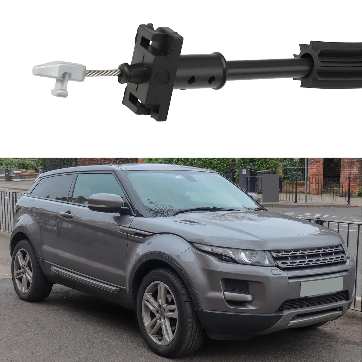 OTOTEC Cavo di rilascio della serratura della portiera anteriore esterna LR025410 compatibile con Range Rover Evoque L538 2012-2018