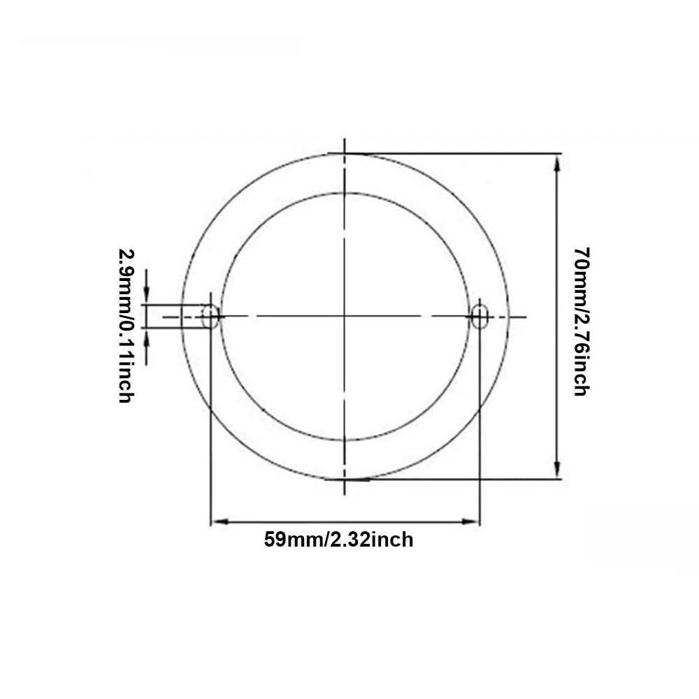Riloer Plafoniera LED dimmerabile 12V/24V con dimmer tattile per camper, roulotte, pullman, barca, yacht, interno, vano cabina, plafoniera sul tetto