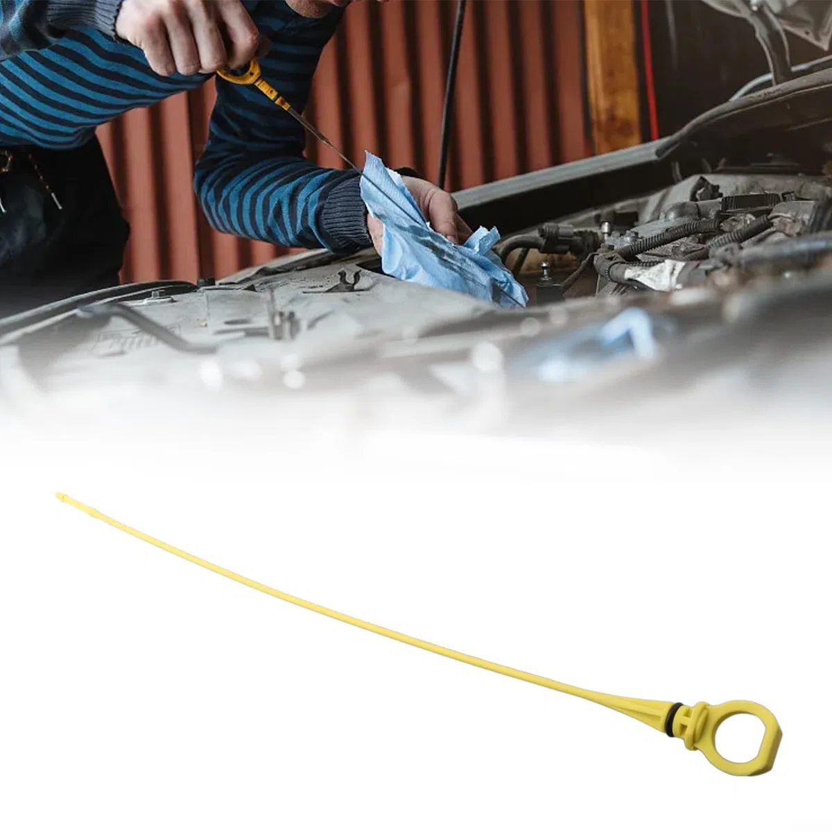 Lunga durata ABS indicatore livello olio asta per Ford Fiesta V Fusion