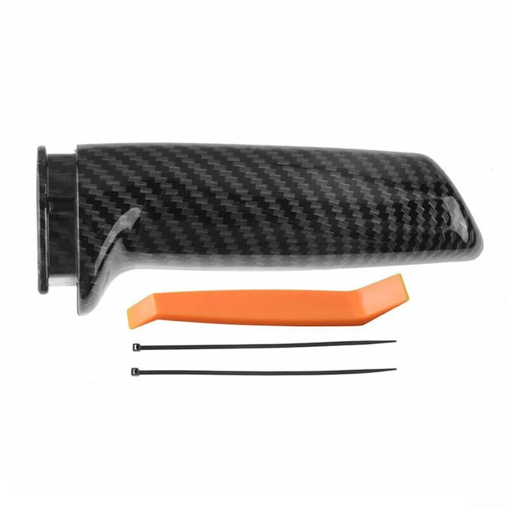 Zoegneer Copertura per freno a mano in fibra di carbonio, in plastica ABS, adatta direttamente per BMW Serie 1 2 3 4 5 6 M X1 X3 Z4 E81 E82 E84 E85 E86 E90 E91 E92 F20 F21 F22 F23 F30 F31 3