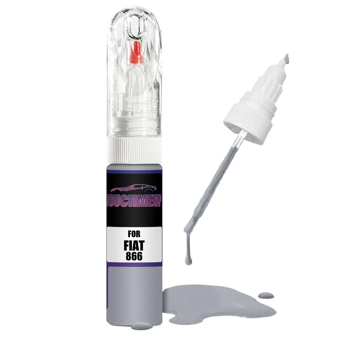 Kit di riparazione per ritocchi con pennello, per modelli Fiat Bordeaux Opera 866/B