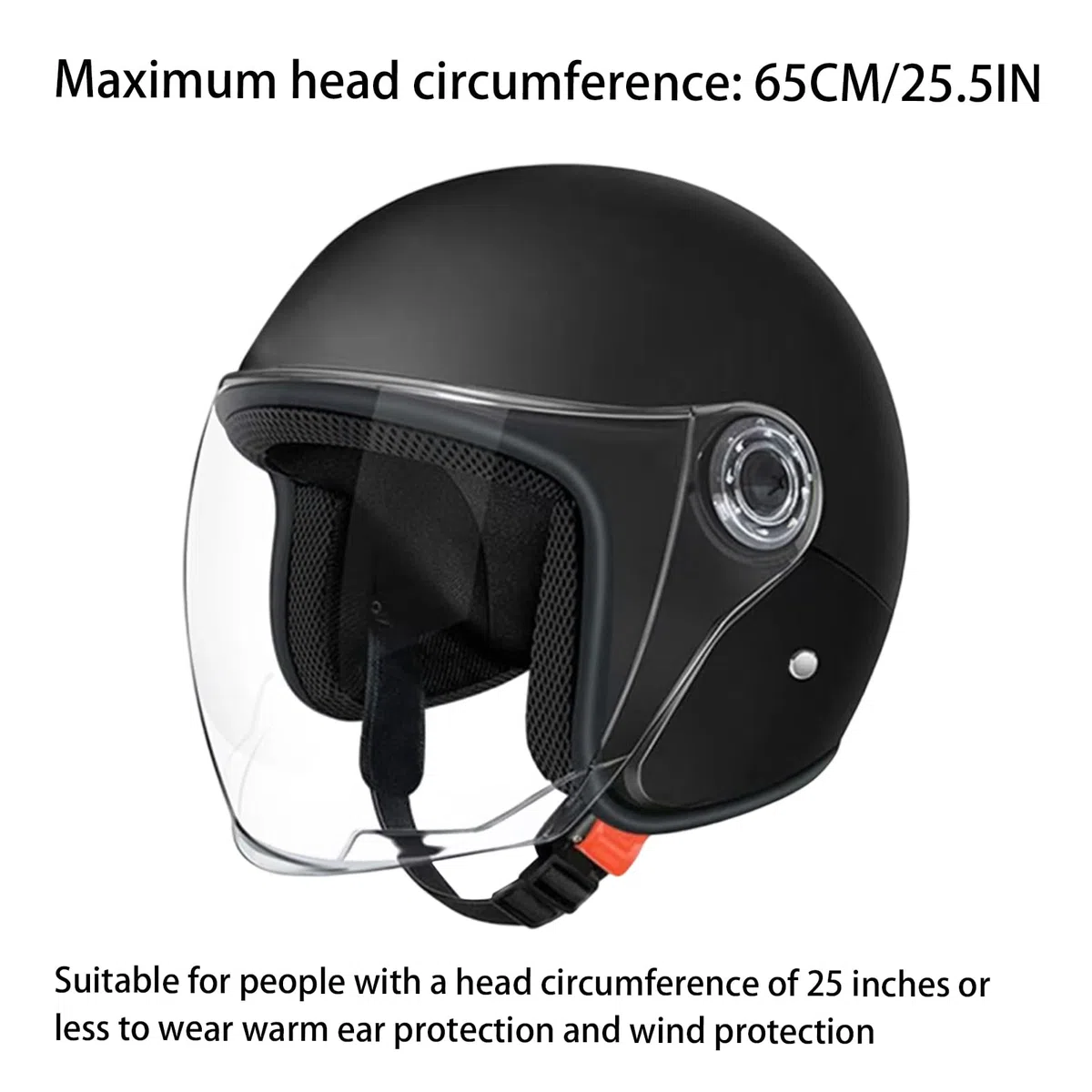 Casco Motociclista Grande,Casco Aperto per Adulti | Equipaggio Protettivo con Visiera per Avventura Pendolarismo Scooter Sportivo