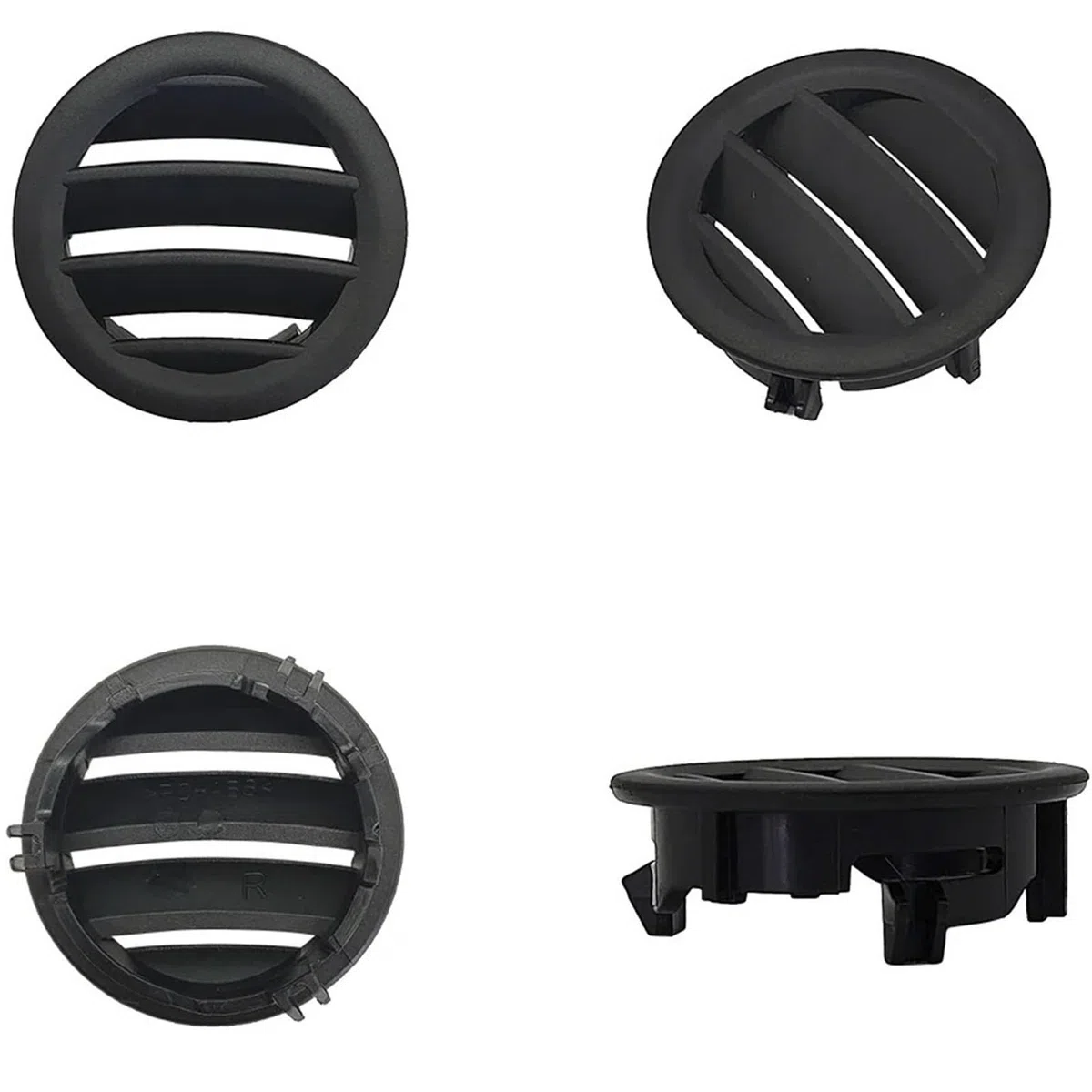 Bocchette Di Cruscotto Aria Condizionata Per Benz C W204 Classe 2007-2010 Auto Anteriore Sinistro Destro Cruscotto Aria Condizionata Griglia Di Sfiato AC Pannello Di Copertura Rotondo(Black Left)