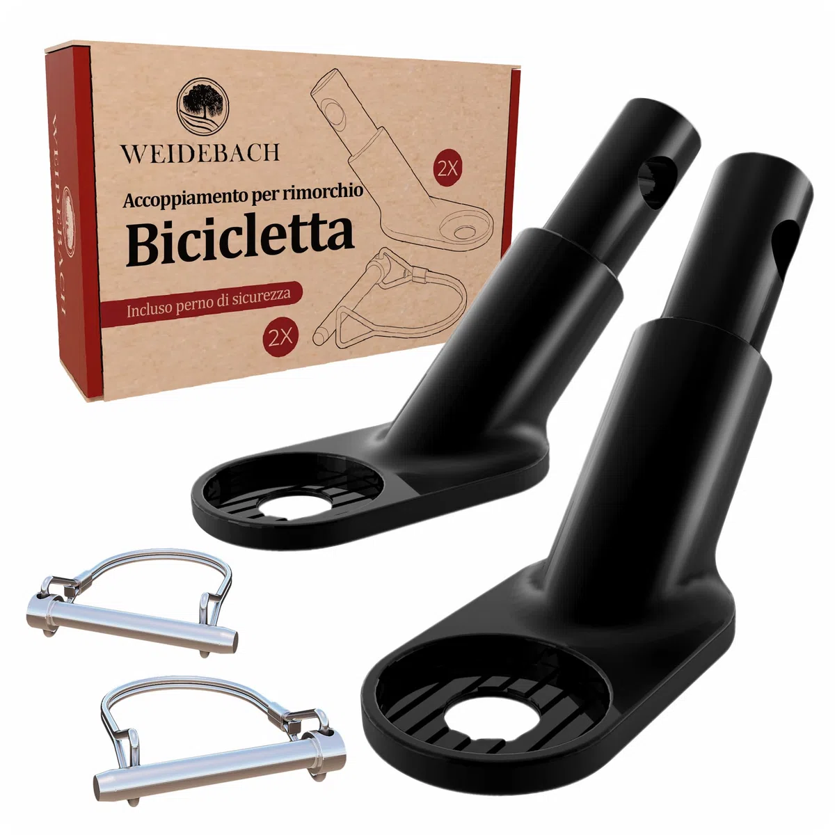 Weidebach® Gancio di Traino per Bici Stabile.