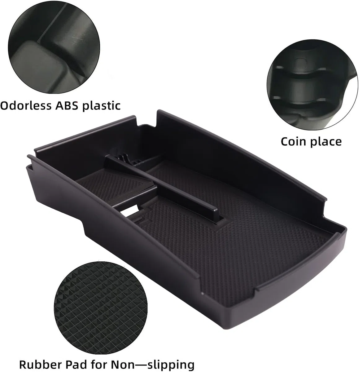 Scatola Portaoggetti del Bracciolo Central Console Armrest Storage Box per CC Magontan Passat B6 B7L 2009 - 2015