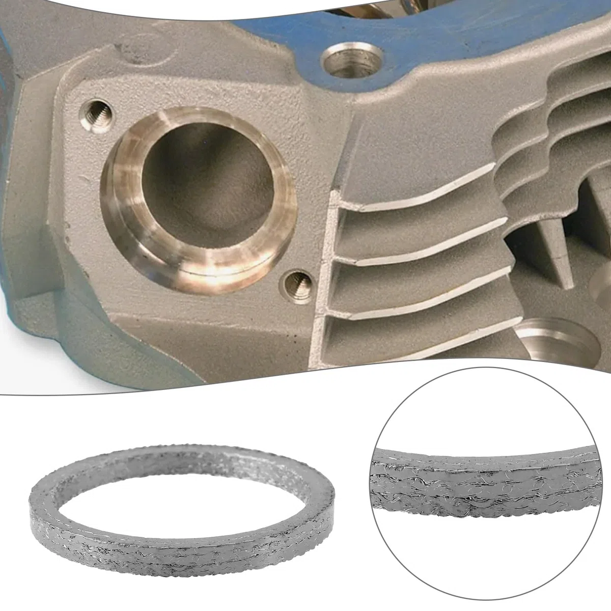 1 Paio Guarnizioni Moto 65324-83A 17048-98 65324-83B 65834-98-X2 Compatibile con Ha-rley Davidson (1984-Up) 50x42x4,5mm