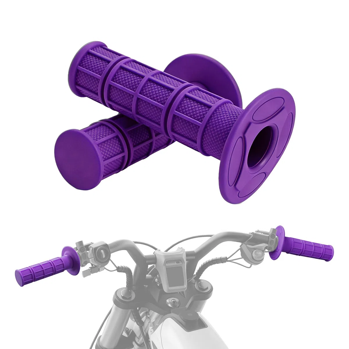 Manopole universali per moto da cross da 7/8", in gomma morbida, per Sur Ron Talaria, E-Ride Pro, Tuttio, ecc