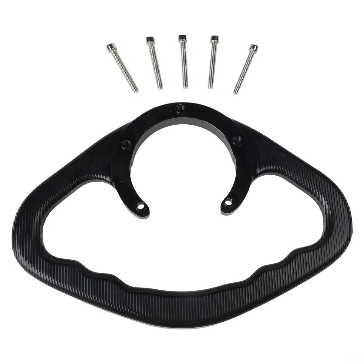 YJDOORPLAY Barra di Presa Antiscivolo per Serbatoio Passeggero Moto Maniglia di Sicurezza CNC Alluminio Per Yamaha FZ1 FZ6 R1 R6 Barra di Presa Maniglia Serbatoio Alluminio Moto Supporto di Sicurezza