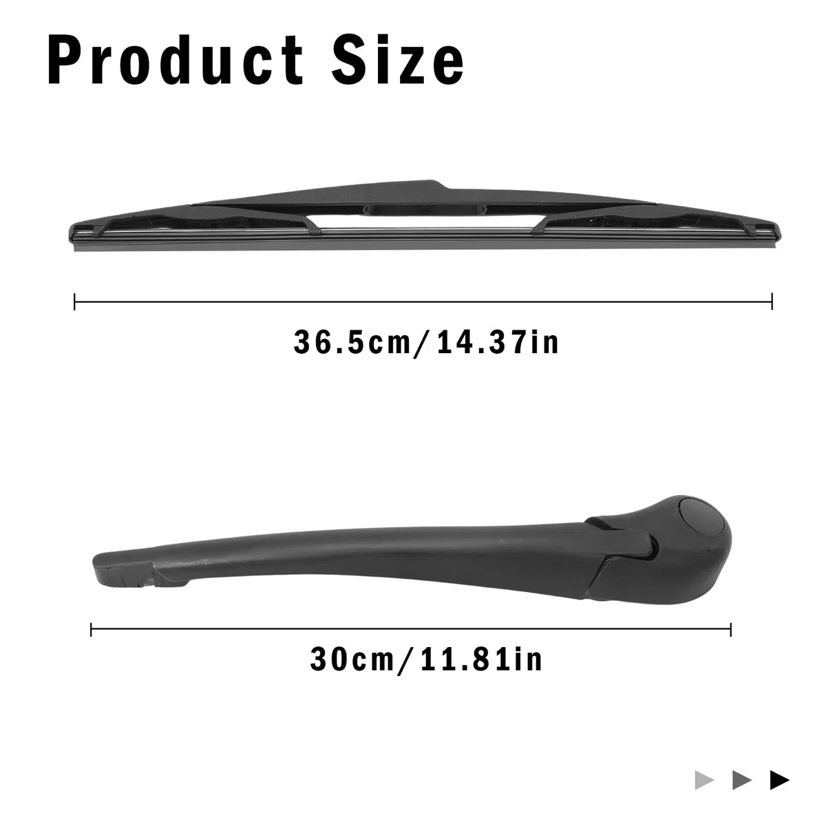 Tergicristallo posteriore per Clio 3 2005-2014 Braccio e lama tergicristallo posteriore braccio con Braccio tergicristallo posterior per Clio III (BR0/1, CR0/1) 7700433319 7701059392