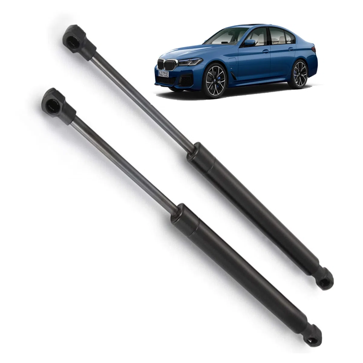 2 Molle a Gas per Cofano Compatibili con BMW Serie 5 E60 E61 2003-2010 Remplacement du numéro de pièce 51237008745