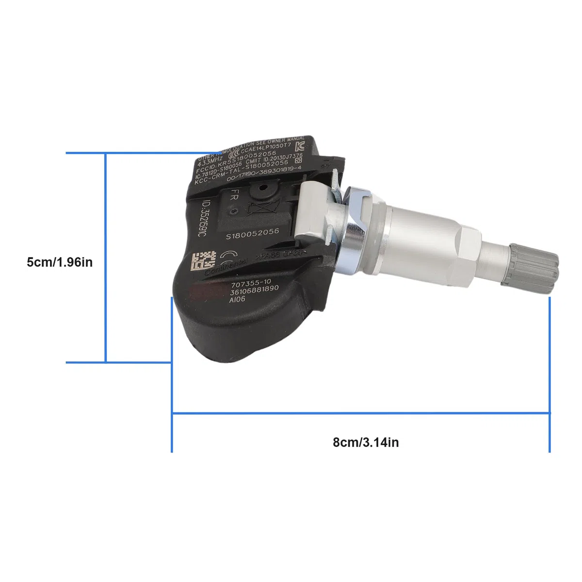 Sensore di pressione Sistema di monitoraggio della pressione dei pneumatici Sensore TPMS RDKS per Serie 1 2 3 4 F20 F21 F22 F23 F87 F45 F30 F31 36106856209, 36106881890