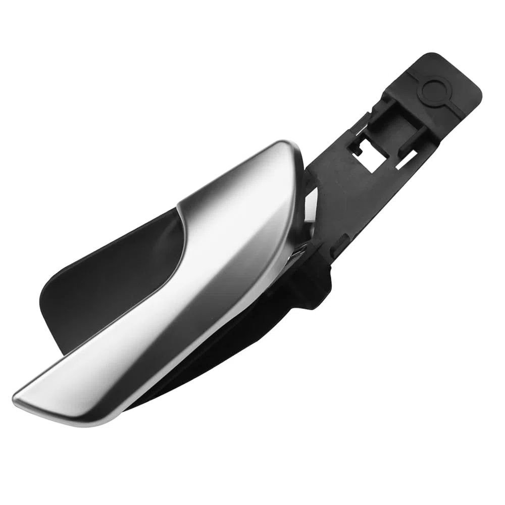 Generico Maniglia porta auto, maniglia interna porta anteriore sinistra e destra per Alfa Romeo Giulietta 2010-2019 Maniglia interna cromata argento 156092167 156092165 (Anteriore destra: 156092165)