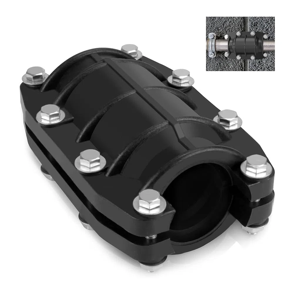 Morsetto Riparazione Tubi 3/4 Pollici, Morsetto per Riparazione Perdite in Tubi Acqua, Kit Riparazione Tubi, Adatto per Tubi 20 mm Diametro Esterno.