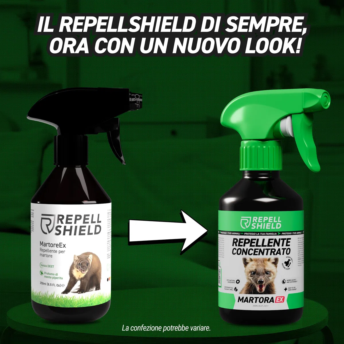 RepellShield Spray Repellente Topi e Anti Martora per Auto 250ml – Anti Roditore per Auto e Motore, Soffitta e Cantina – Formula a Base di Oli Naturali – Non Macchia – Alternativa a Ultrasuoni