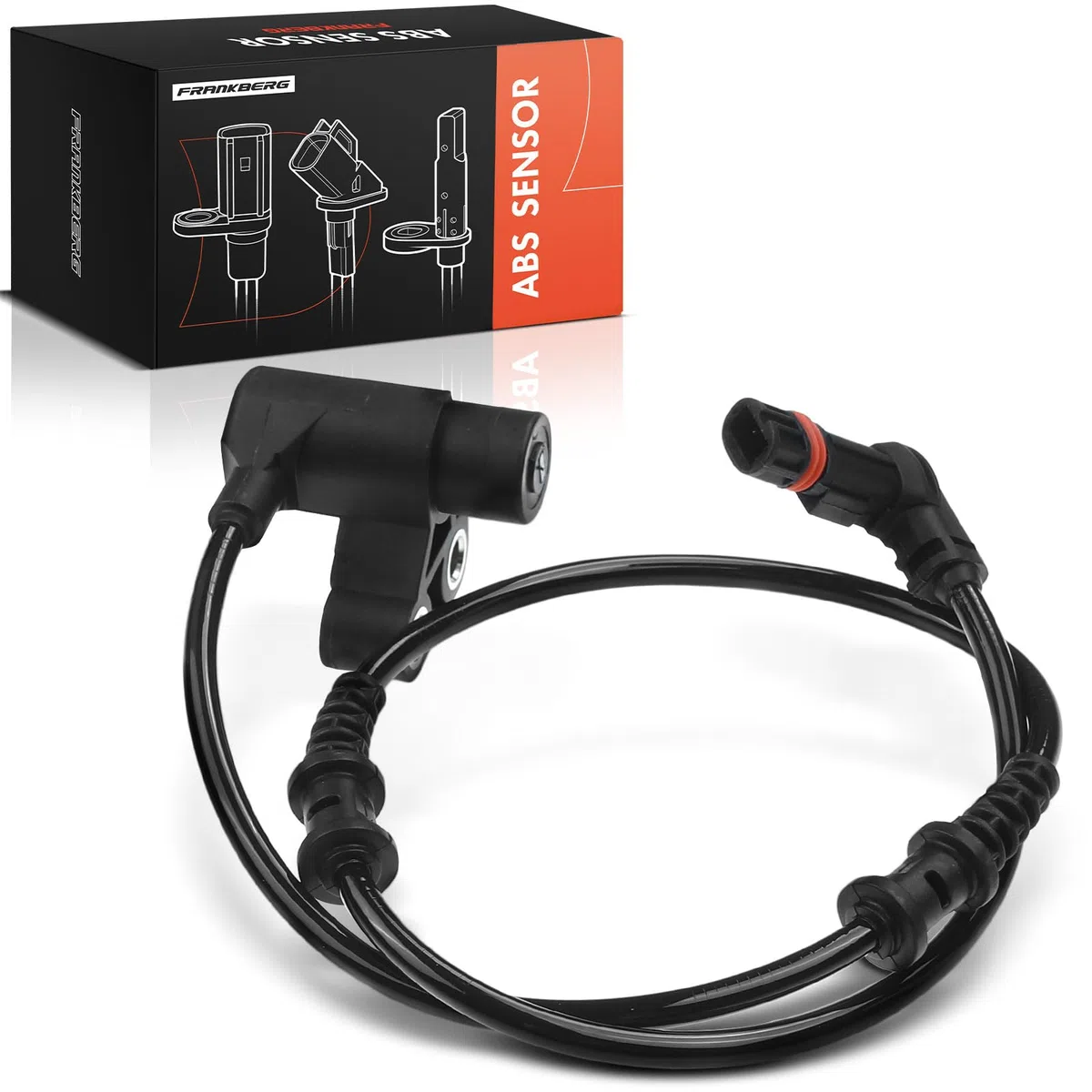 Frankberg Sensore Velocità Ruota ABS Sensore ABS 2-Poli Compatibile con Classe A W168 A 140 A 160 CDi A 160 A 170 CDi A 190 A 210 Vaneo 414 1.6 1.7 CDi 1.9 Replace# V30720129,560248A