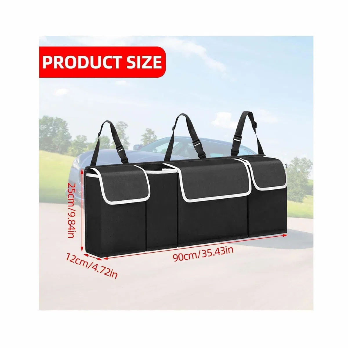 Organizzatore Bagagliaio per Chery Dr 4.0 Dr 5.0 Dr 6.0 2020 2021 2022 2023 2024 Auto, Borsa Portaoggetti Sospesa Grande capacità con Tasche Accessori Interni