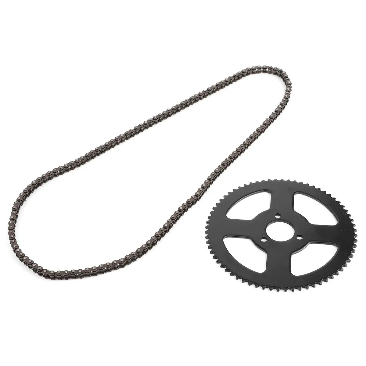 Shopping Pazzo Catene Pocket Bike, Catena Moto, Stabile per Triciclo Elettrico Mini Moto