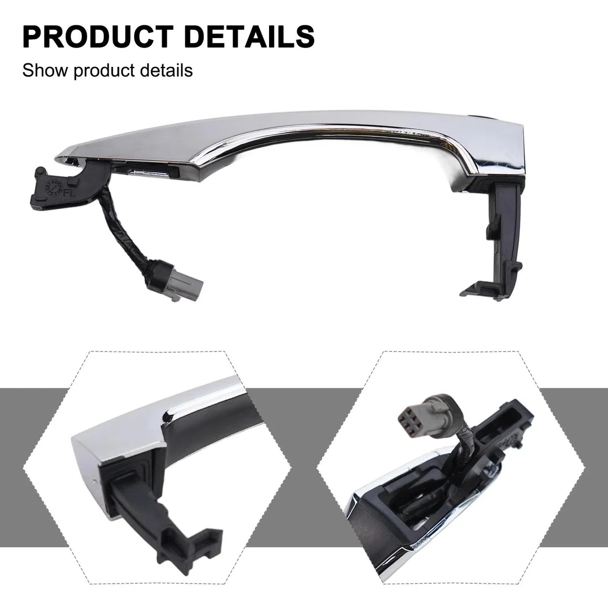 Maniglia della portiera dell'auto Per Hyundai Per Tucson 2016 2017 2018 2019 2020 2021 82651-D3710 Maniglie Esterne Porta Anteriore Sinistra Maniglie Smart Key