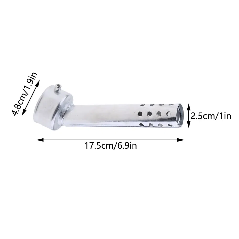Riloer Silenziatore di scarico universale del motociclo, silenziatore di scarico universale regolabile da 48 mm / 1,9 pollici, DB killer per motocicletta