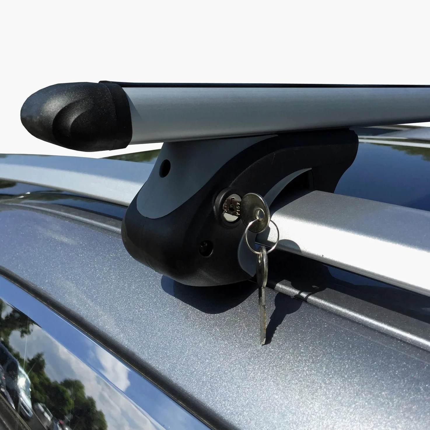 Portasci Iceberg 4 paia di sci + portapacchi VDP L120 compatibile con VW Tiguan dal 07
