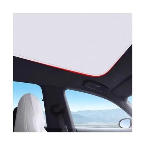 Tendine Tendine parasole Per Citroen C4 Per Grand Picasso 2015-2024, copertura isolante termica per tettuccio apribile elettrostatico(Black 1pcs)
