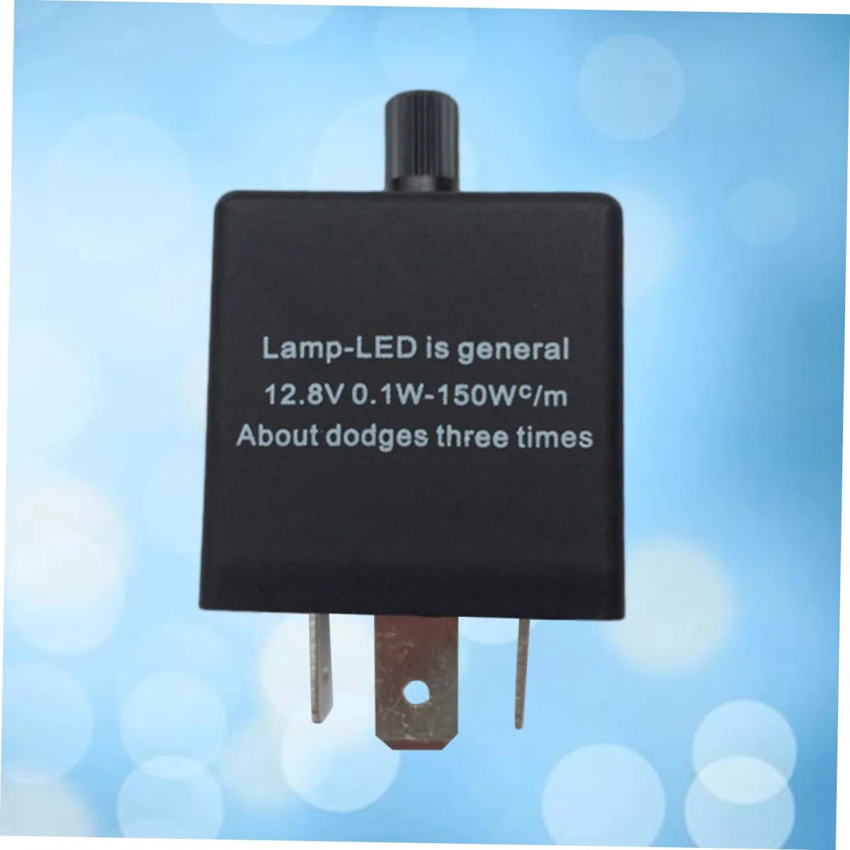 Zerodeko Relè Auto per Nero LED Lampeggiante Frequenza Regolabile Segnalazione in, Flash Cambio di per Indicatore Veicolo