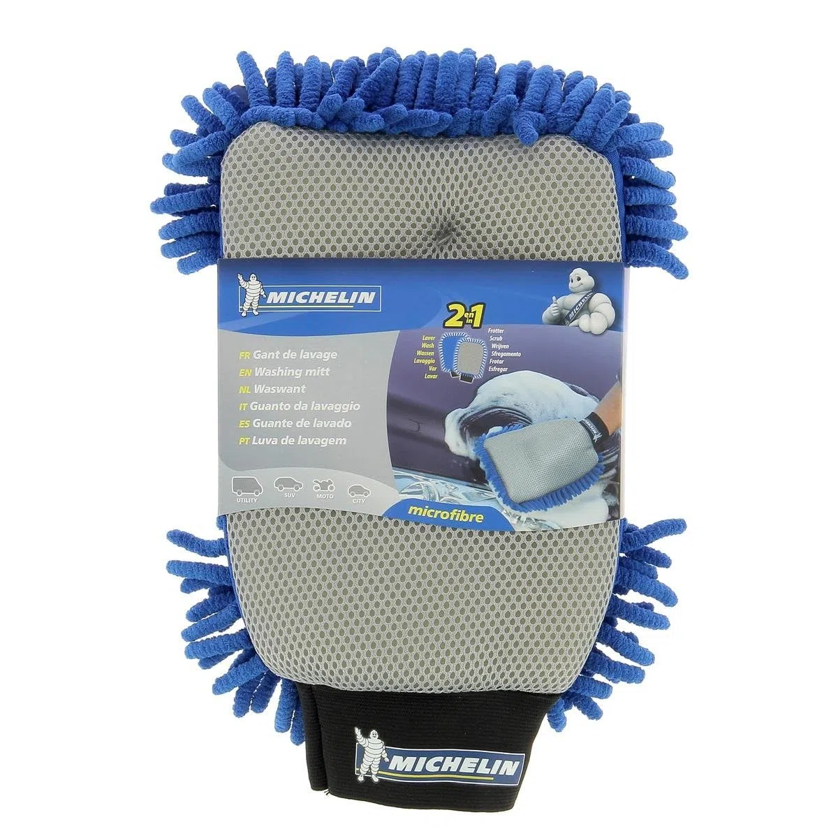 Michelin Guanto in microfibra per lavaggio auto