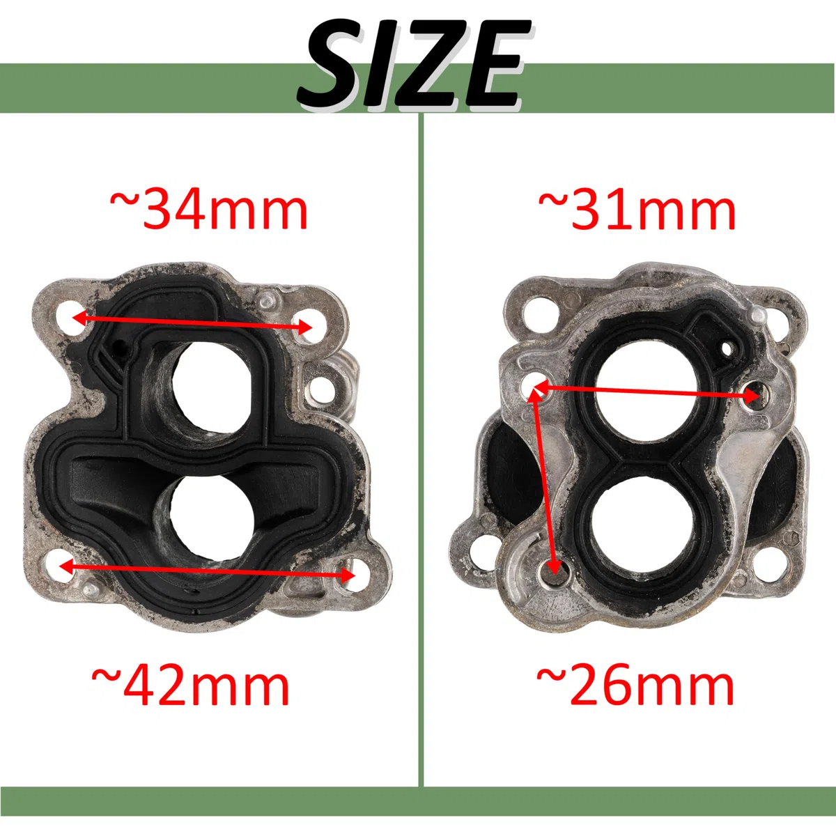 AERZETIX - C73366 - Collettore di aspirazione per motosega - compatibile con Husqvarna 435 , 440