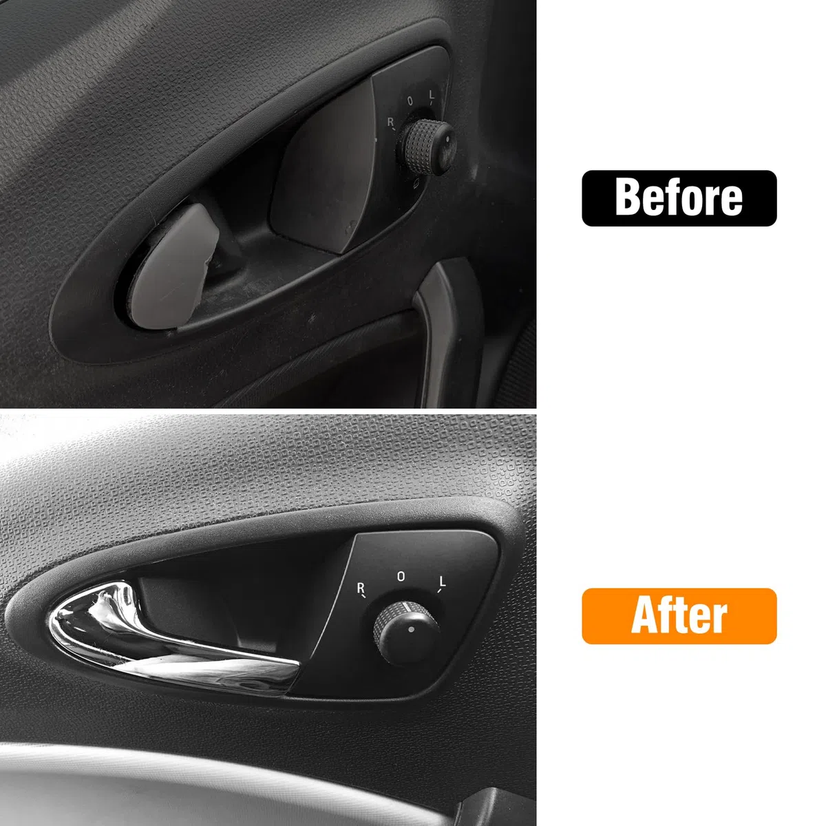 TTCR-II Compatibile con Maniglia Porta Interna SEAT IBIZA IV 2009 2010 2011 2012 2013 2014 2015 2016 2017, 6J1837113A Maniglia Portiera Lato Conducente Sostituire, SEAT IBIZA Maniglie-Sinistra