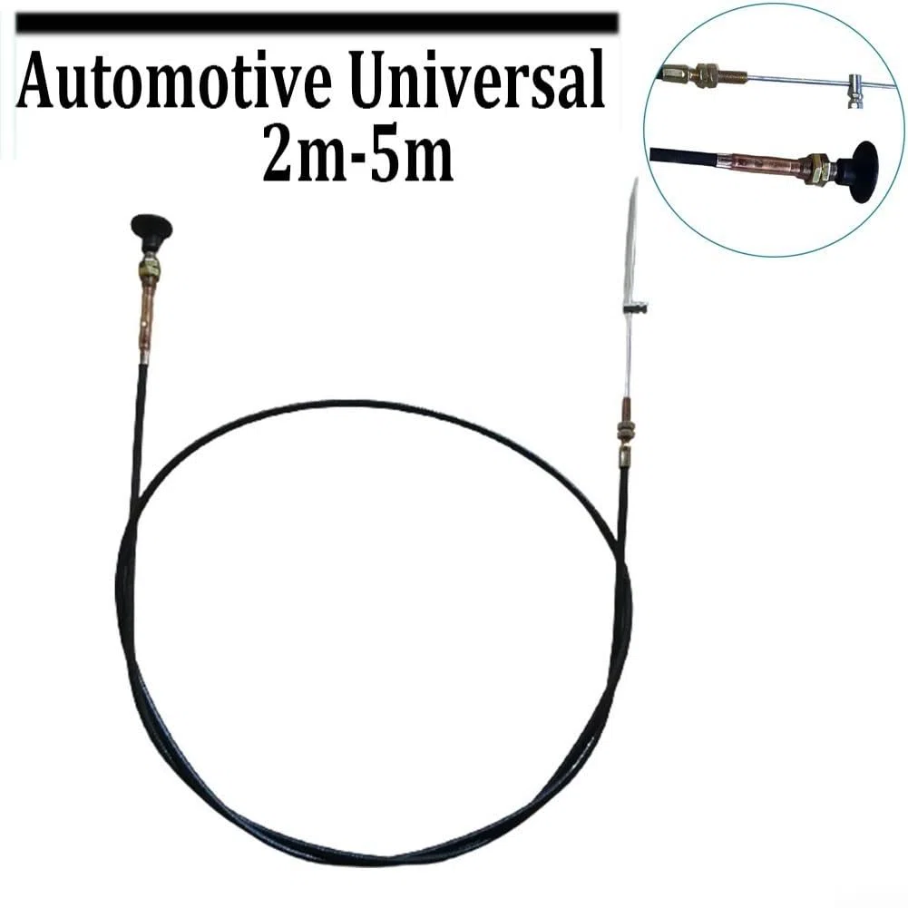 Cavo di controllo Bowden per arresto dell'arresto resistente, lunghezza 25 m per sistema acceleratore carburante motore (3,5 m)