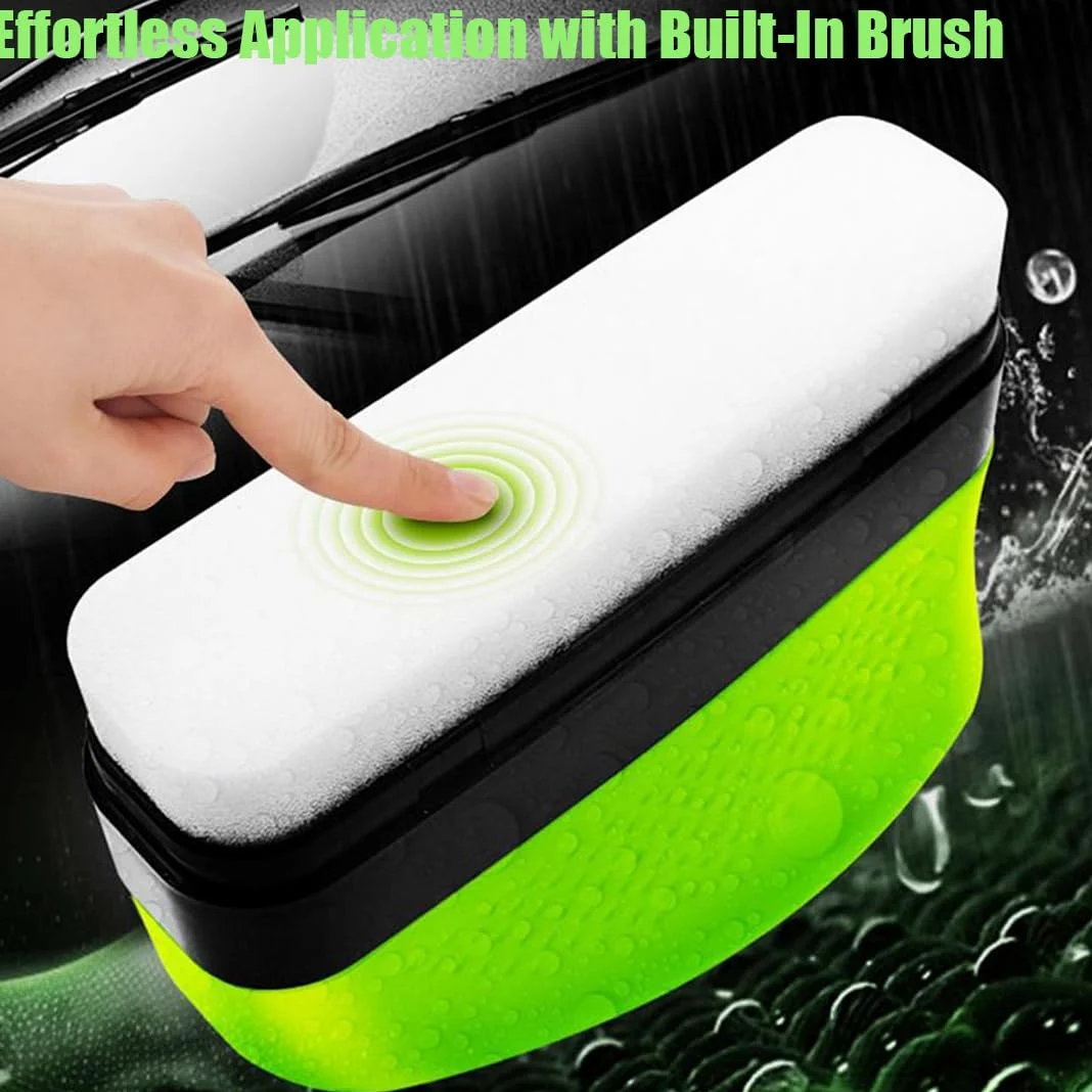 Clear Vision, detergente per vetri dell'auto, detergente per parabrezza auto, rimozione pellicola olio per vetri auto, Gl170 Pro, spazzola per la pulizia del parabrezza per rimuovere le macchie (1 set