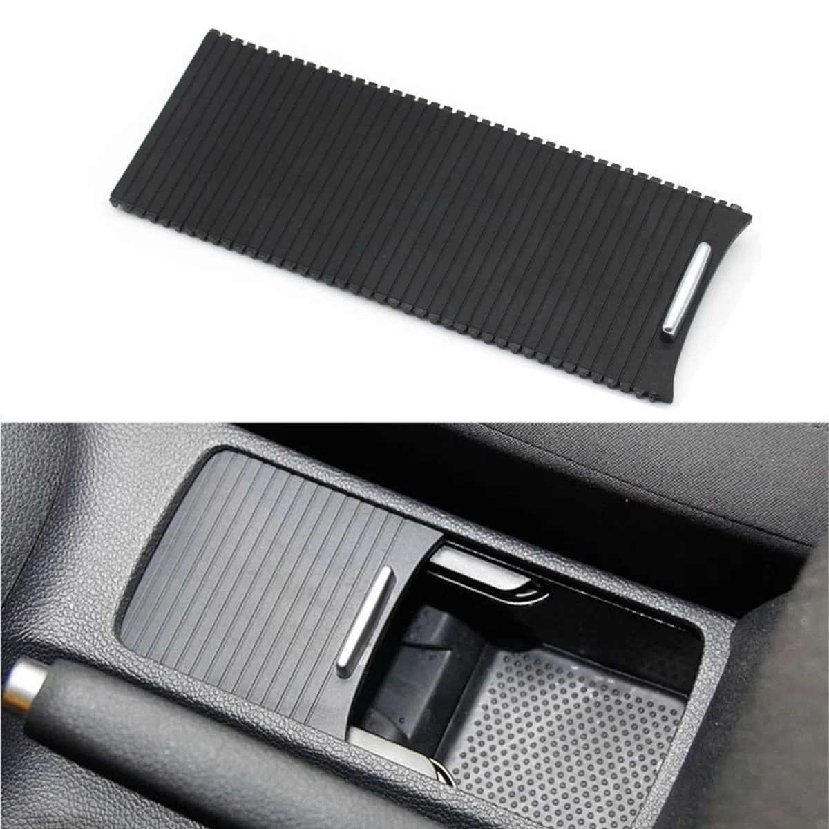 Portabicchieri per auto, per console centrale, porta bicchieri, per Golf MK5 MK6 6 Jetta 5 EOS Scirocco 1K0 862 531 A 5KD862531 1K0862531 1K0862531 (nero)
