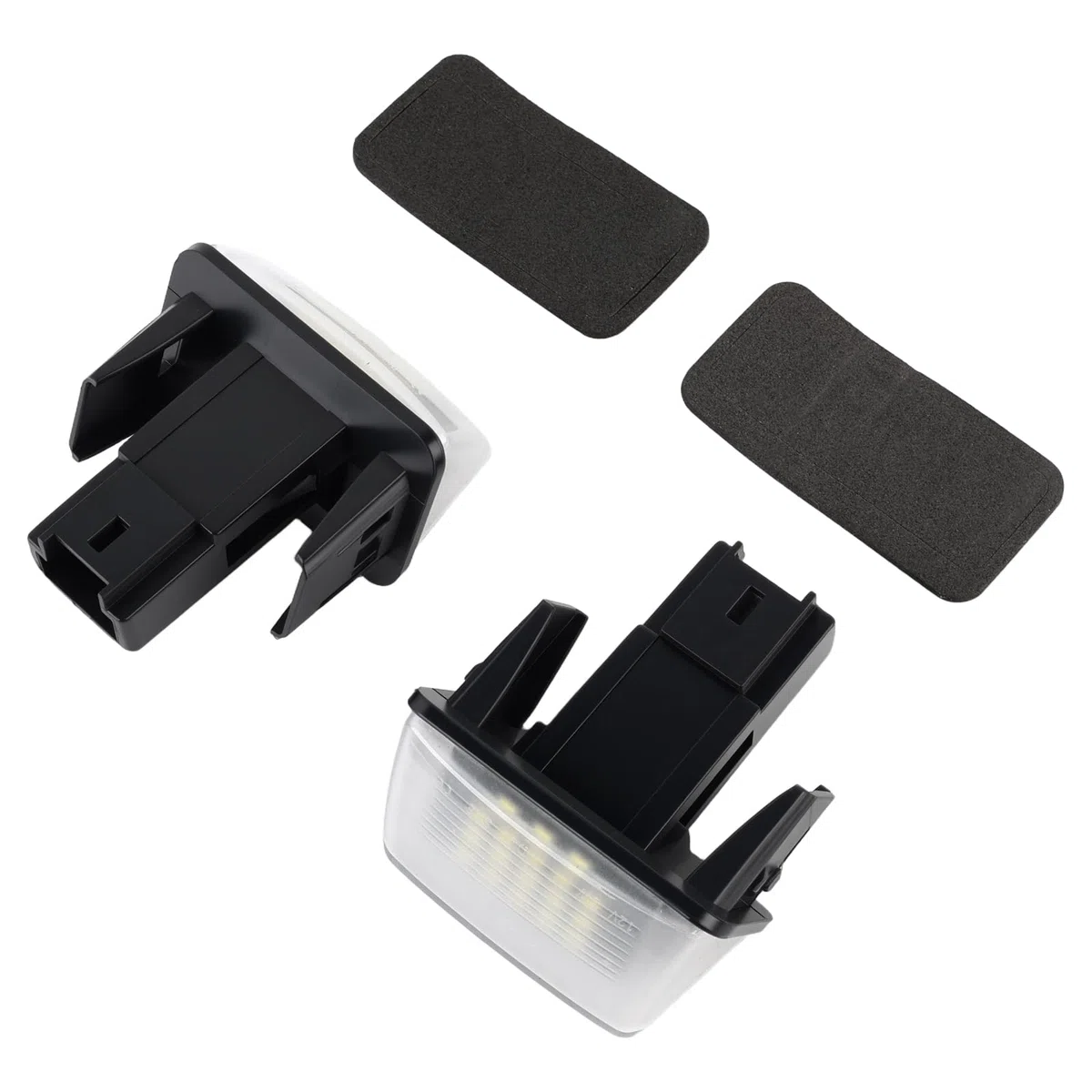 6340A3 6340.A3 2 luci LED per targa MK2 di ricambio per Berlingo C3 C4 C5 DS4 Saxo XSara 206 207 306 307 308 406 407 5008 Partner 2 pezzi luce targa bianca